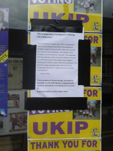 Doncaster UKIP office: 7 May 2015. 